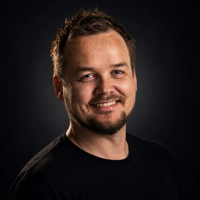 Portrait of Rune Blom, Co-founder and CCO, Lynus